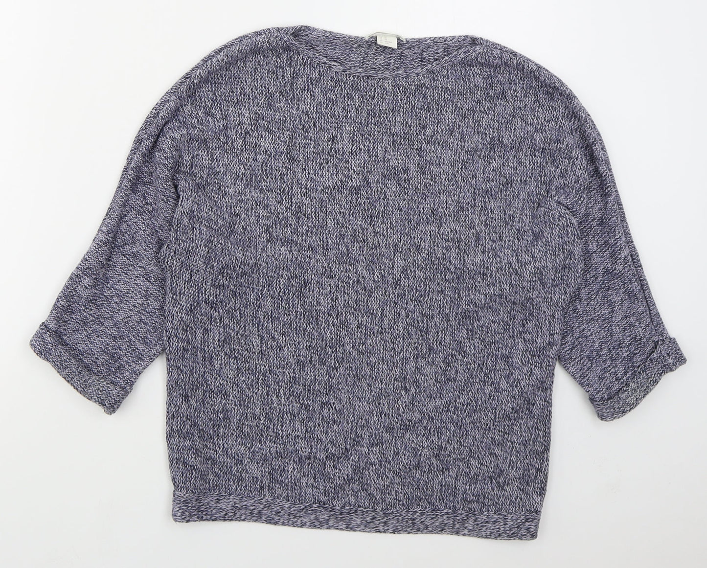 Womens UK Size XS H&M Blue Pullover Jumper