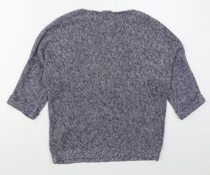 Womens UK Size XS H&M Blue Pullover Jumper