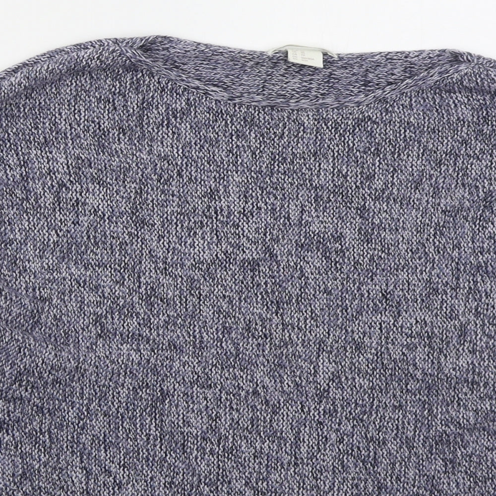 Womens UK Size XS H&M Blue Pullover Jumper