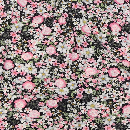 F&F Womens Pink Floral Polyester Basic Button-Up Size 8 Collared