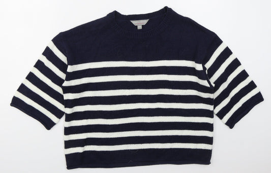 Womens UK Size 10 Dorothy Perkins Blue Pullover Jumper