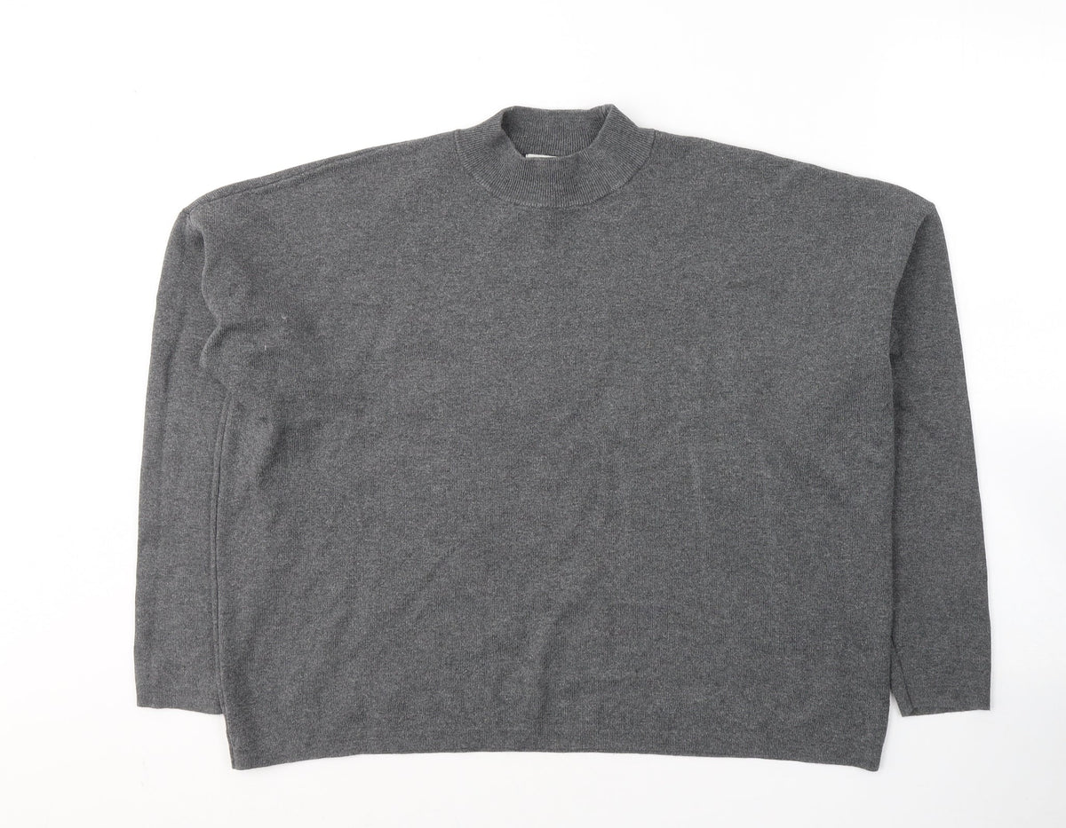 Womens UK Size M H&M Grey Pullover Jumper