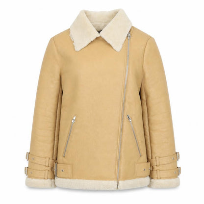 Womens UK Size 4 Missguided Beige Jacket
