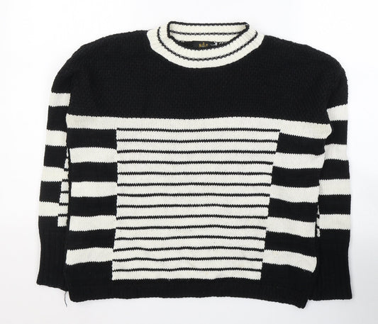 Womens UK Size 8 River Island Black Pullover Jumper