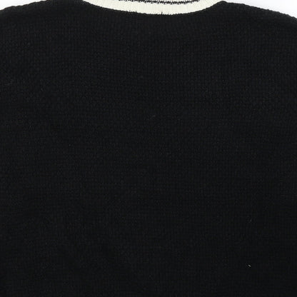 Womens UK Size 8 River Island Black Pullover Jumper