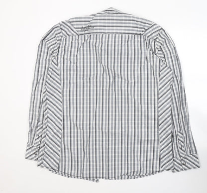 Mens UK Size XL NEXT White  Button-Up Long Sleeve Casual Shirt