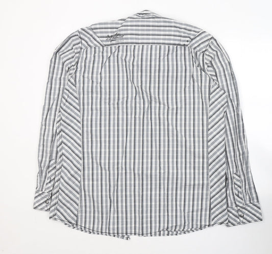 Mens UK Size XL NEXT White  Button-Up Long Sleeve Casual Shirt