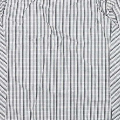 Mens UK Size XL NEXT White  Button-Up Long Sleeve Casual Shirt