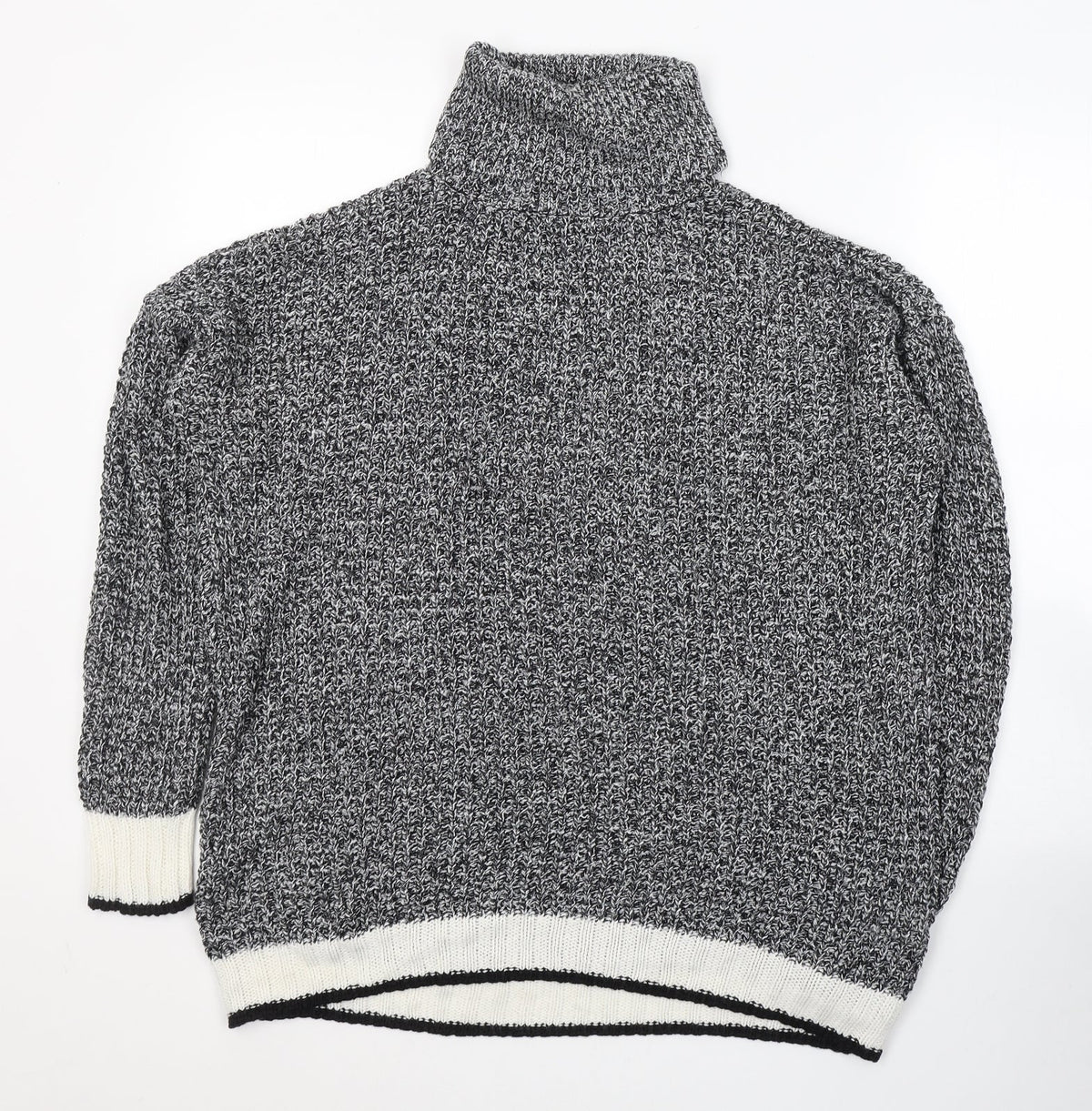 Womens UK Size S H&M Black Pullover Jumper