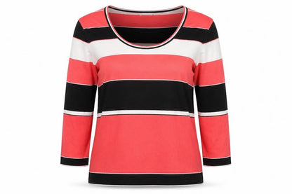 Womens UK Size L Precis Multicoloured Jersey Blouse