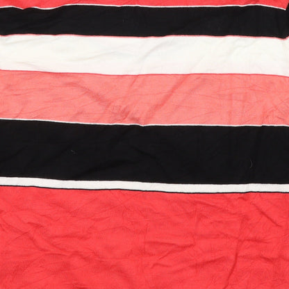 Precis Womens Multicoloured Striped Viscose Jersey Blouse Size L Round Neck