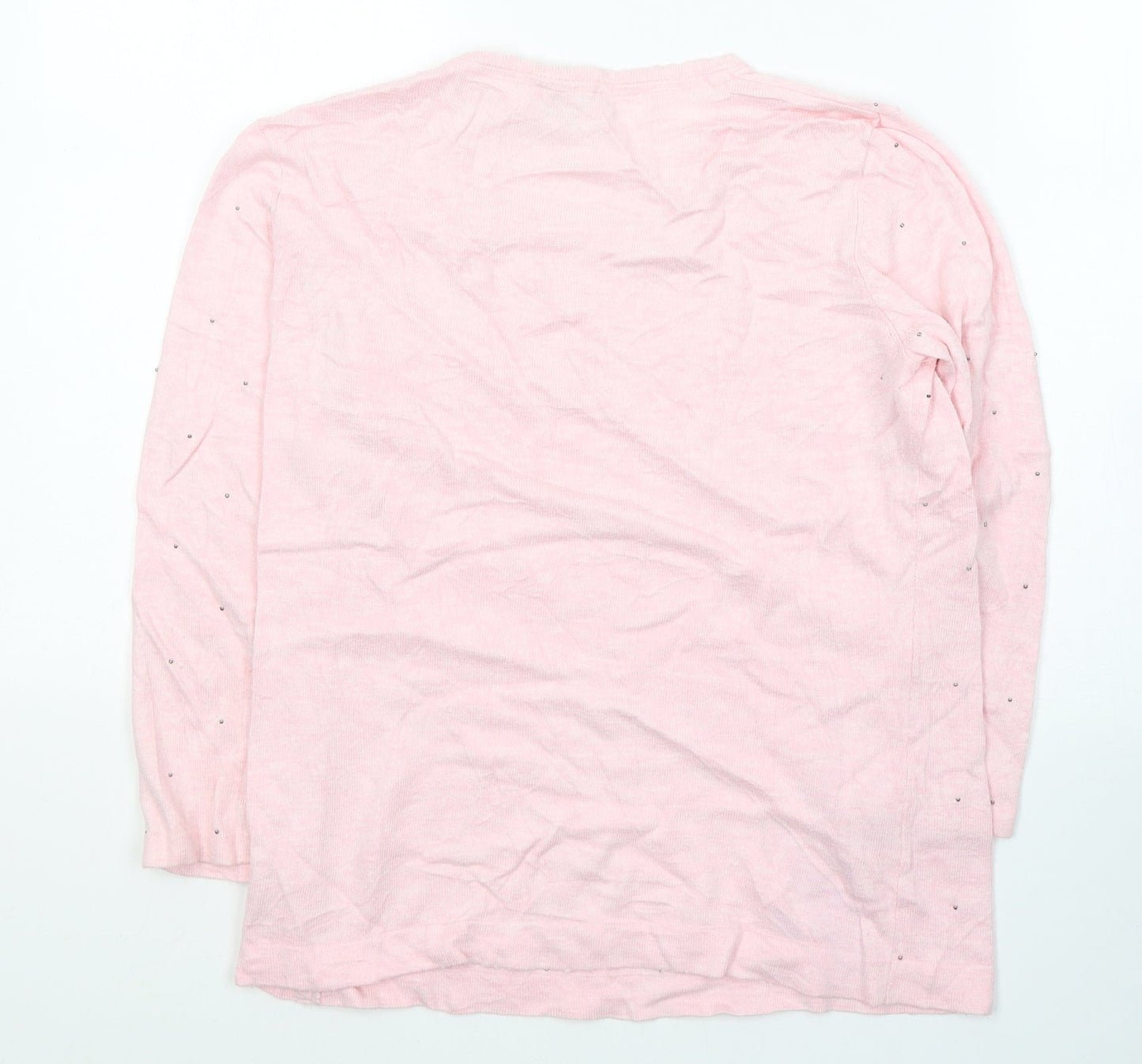 Womens UK Size S CC Pink Pullover Jumper