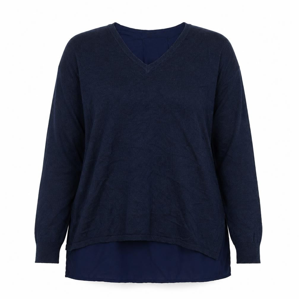 Womens UK Size 10 Atmosphere Blue Basic Blouse