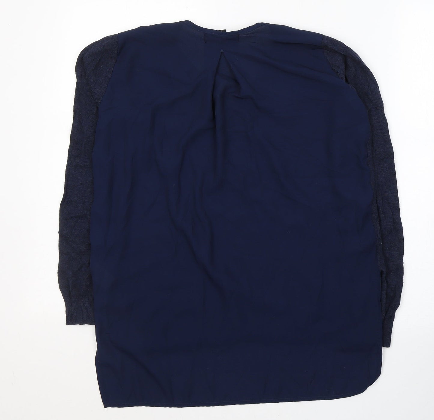Womens UK Size 10 Atmosphere Blue Basic Blouse
