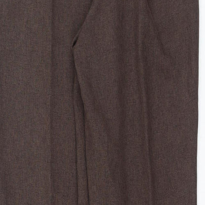 Womens UK Size 14 Bonmarché Regular Fit  Brown Trousers