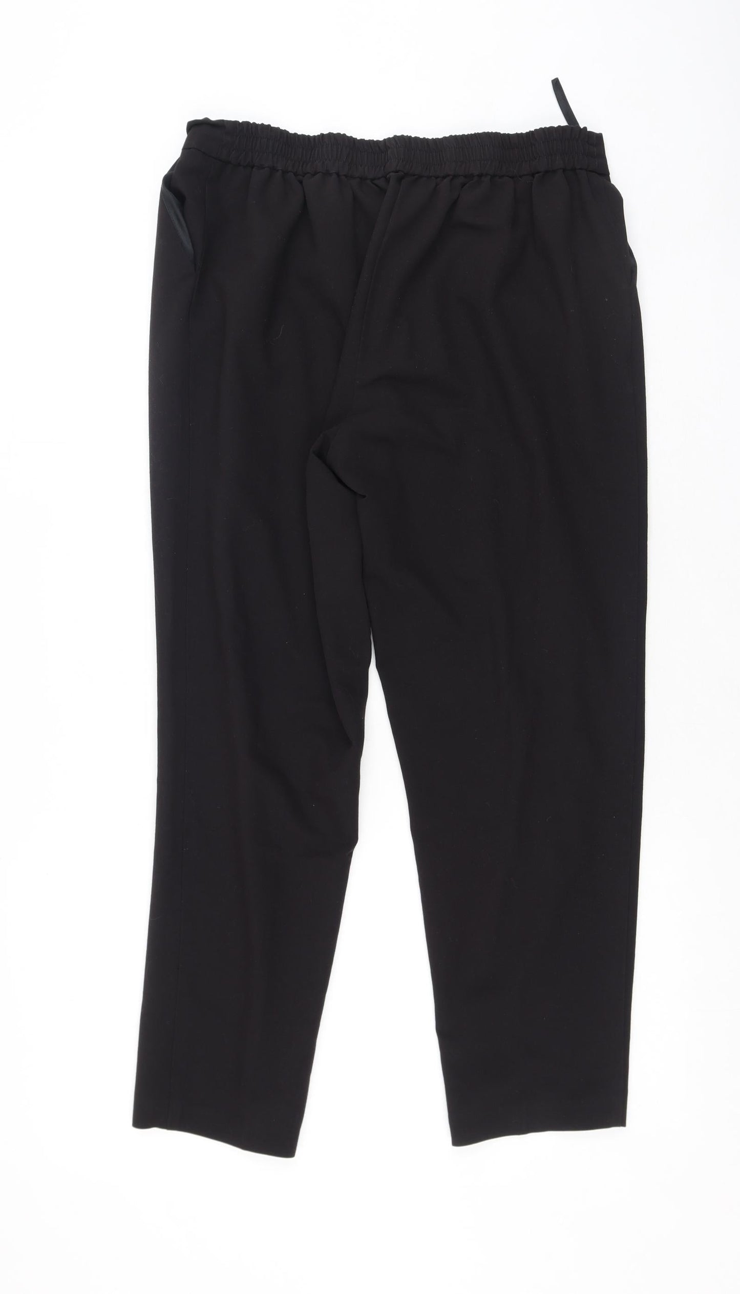 New Look Womens Black  Polyester Trousers  Size 12 L25 in Regular