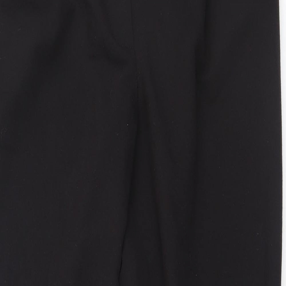 New Look Womens Black  Polyester Trousers  Size 12 L25 in Regular