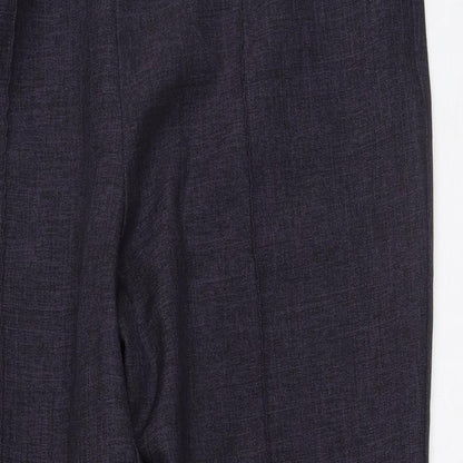 Womens UK Size 4 Marks and Spencer Regular Fit  Blue Trousers