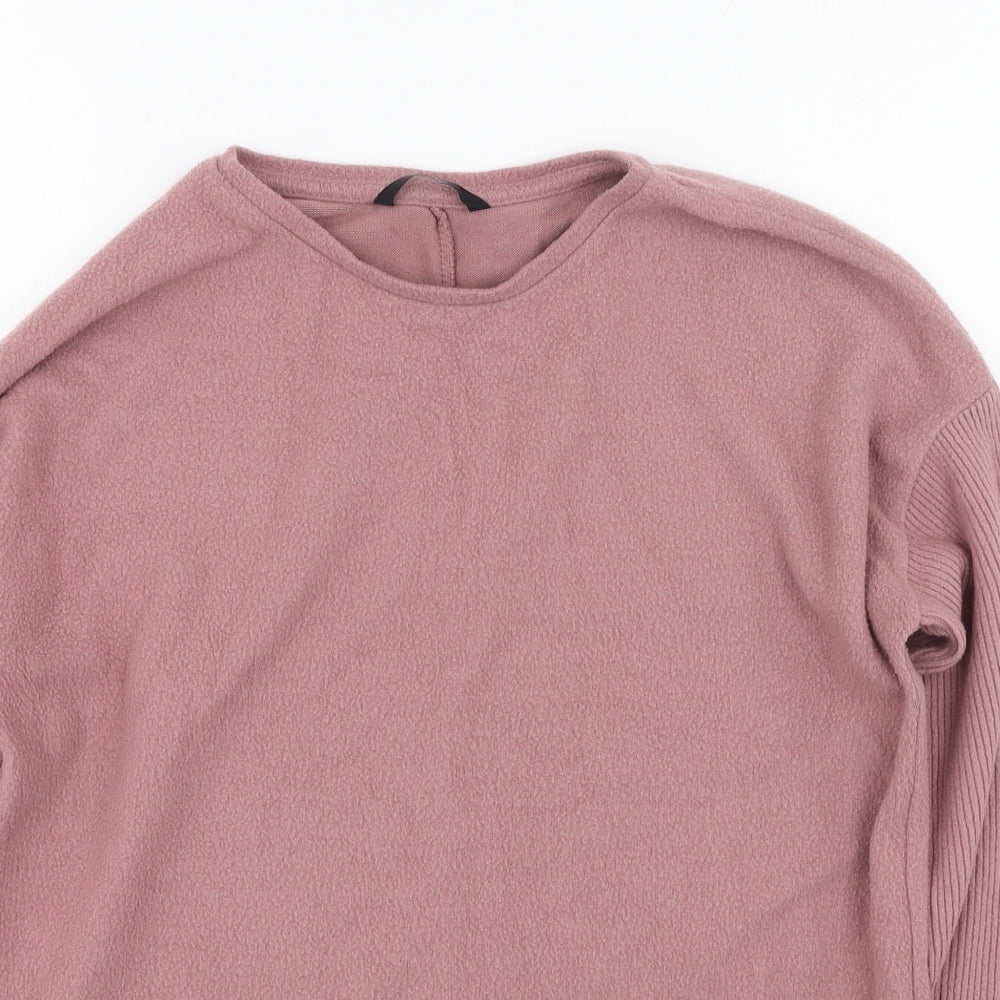 George  Womens Pink Round Neck  Viscose Pullover Jumper Size S