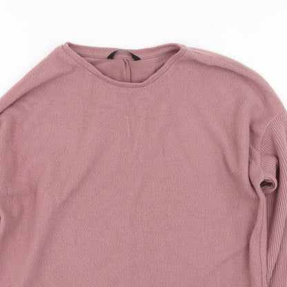 George  Womens Pink Round Neck  Viscose Pullover Jumper Size S