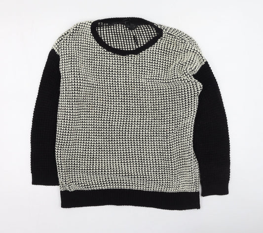 Womens UK Size 8 Topshop Black Pullover Jumper