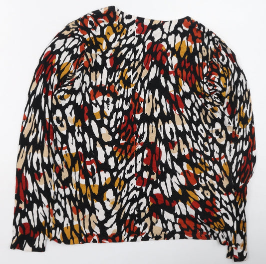 Womens UK Size S Mudflower Multicoloured Pullover Sweatshirt