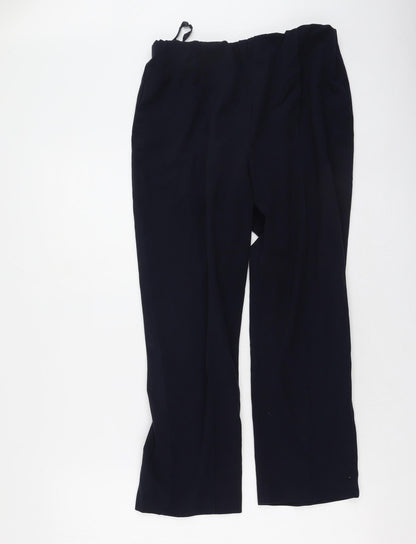 Womens UK Size 12 Isle Regular Fit  Blue Trousers