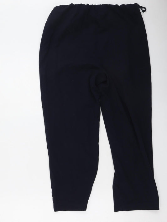 Womens UK Size 12 Isle Regular Fit  Blue Trousers