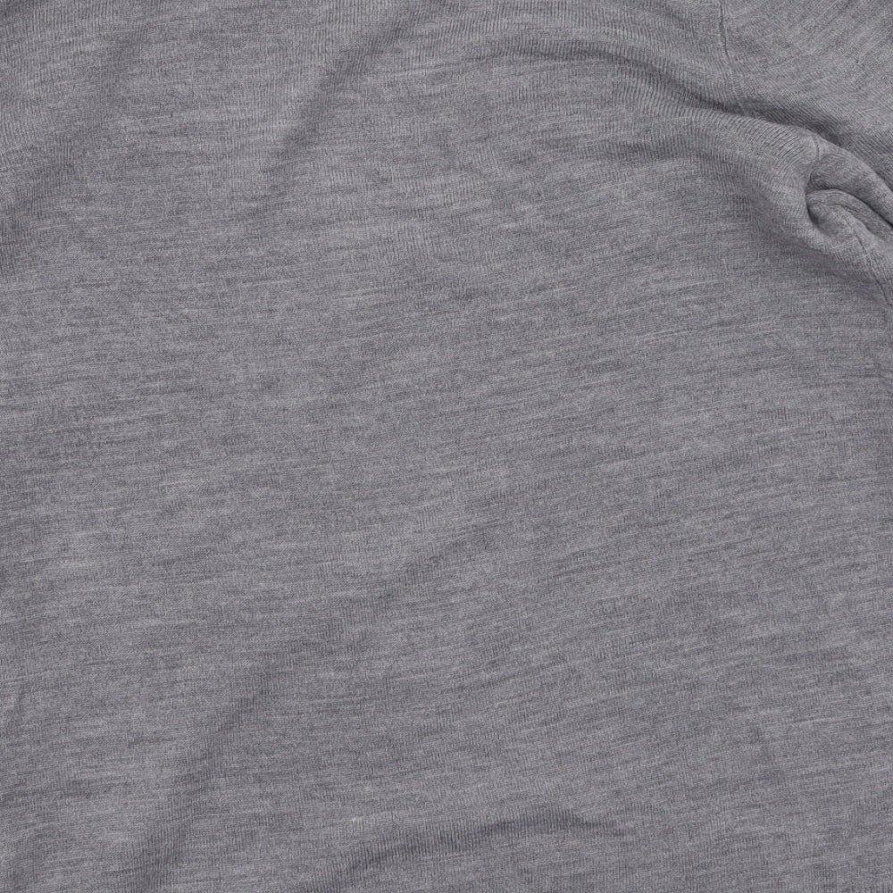 Primark Womens Grey  Acrylic Pullover Sweatshirt Size S