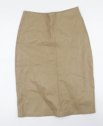 New Look Womens Brown  Polyester Mini Skirt Size 8