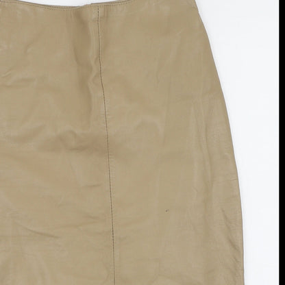New Look Womens Brown  Polyester Mini Skirt Size 8