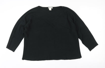 Womens UK Size L H&M Green Pullover Jumper