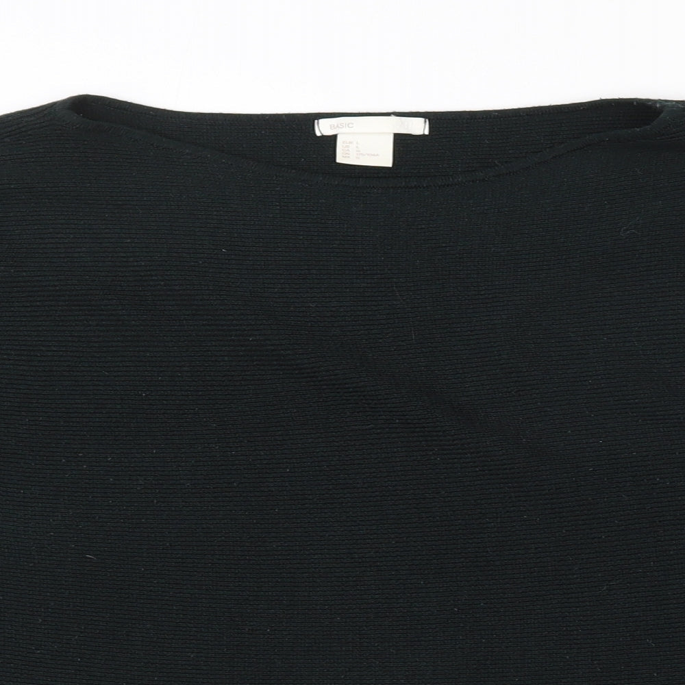 Womens UK Size L H&M Green Pullover Jumper