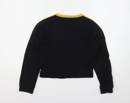 PEP&CO Girls Multicoloured Colourblock Cotton Pullover Sweatshirt Size 10-11 Years