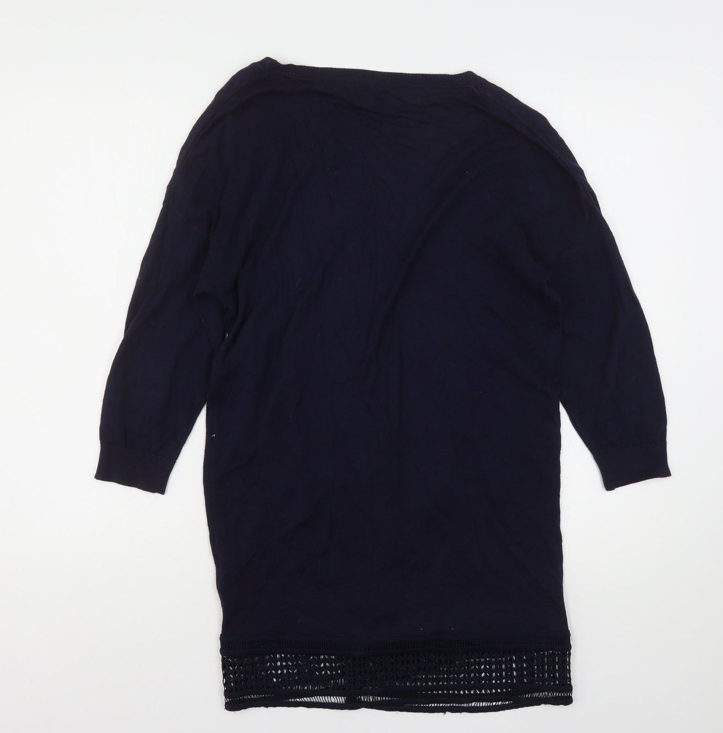 Dorothy Perkins Girls Blue V-Neck  Cotton Cardigan Jumper Size 12 Years