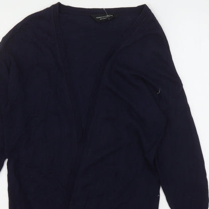 Dorothy Perkins Girls Blue V-Neck  Cotton Cardigan Jumper Size 12 Years