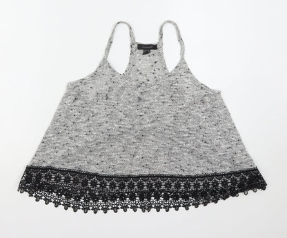 Womens UK Size 10 Atmosphere Grey Camisole Tank
