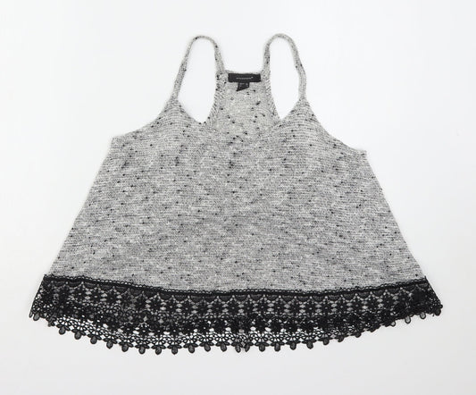 Womens UK Size 10 Atmosphere Grey Camisole Tank