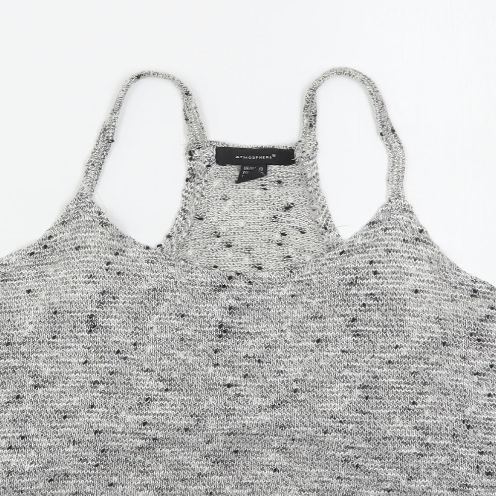 Womens UK Size 10 Atmosphere Grey Camisole Tank