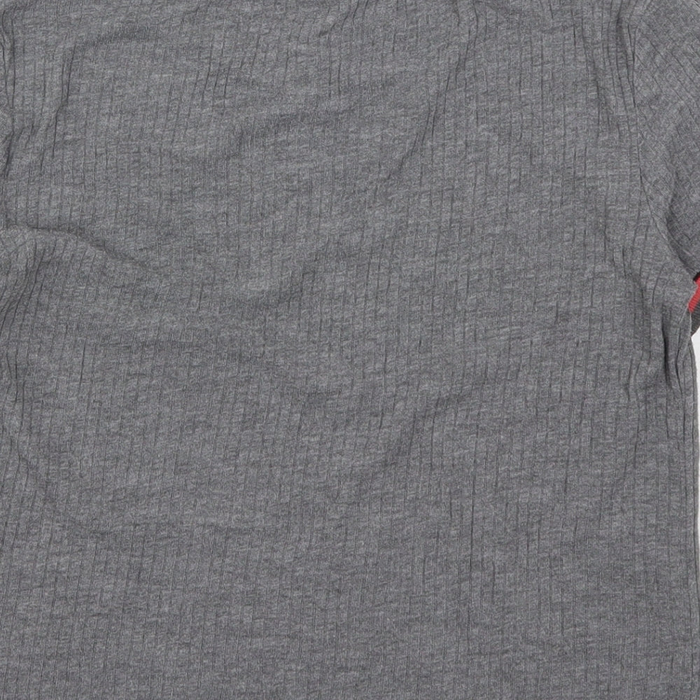 Womens UK Size M H&M Grey Basic T-Shirt