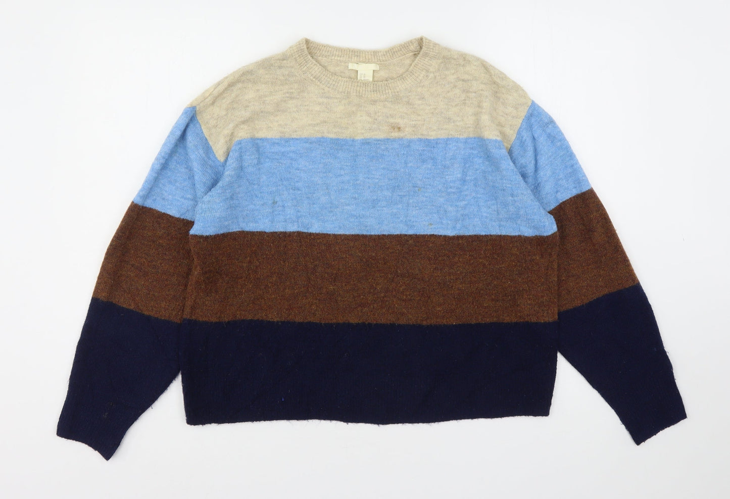 Womens UK Size XS H&M Multicoloured Pullover Jumper