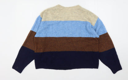 Womens UK Size XS H&M Multicoloured Pullover Jumper
