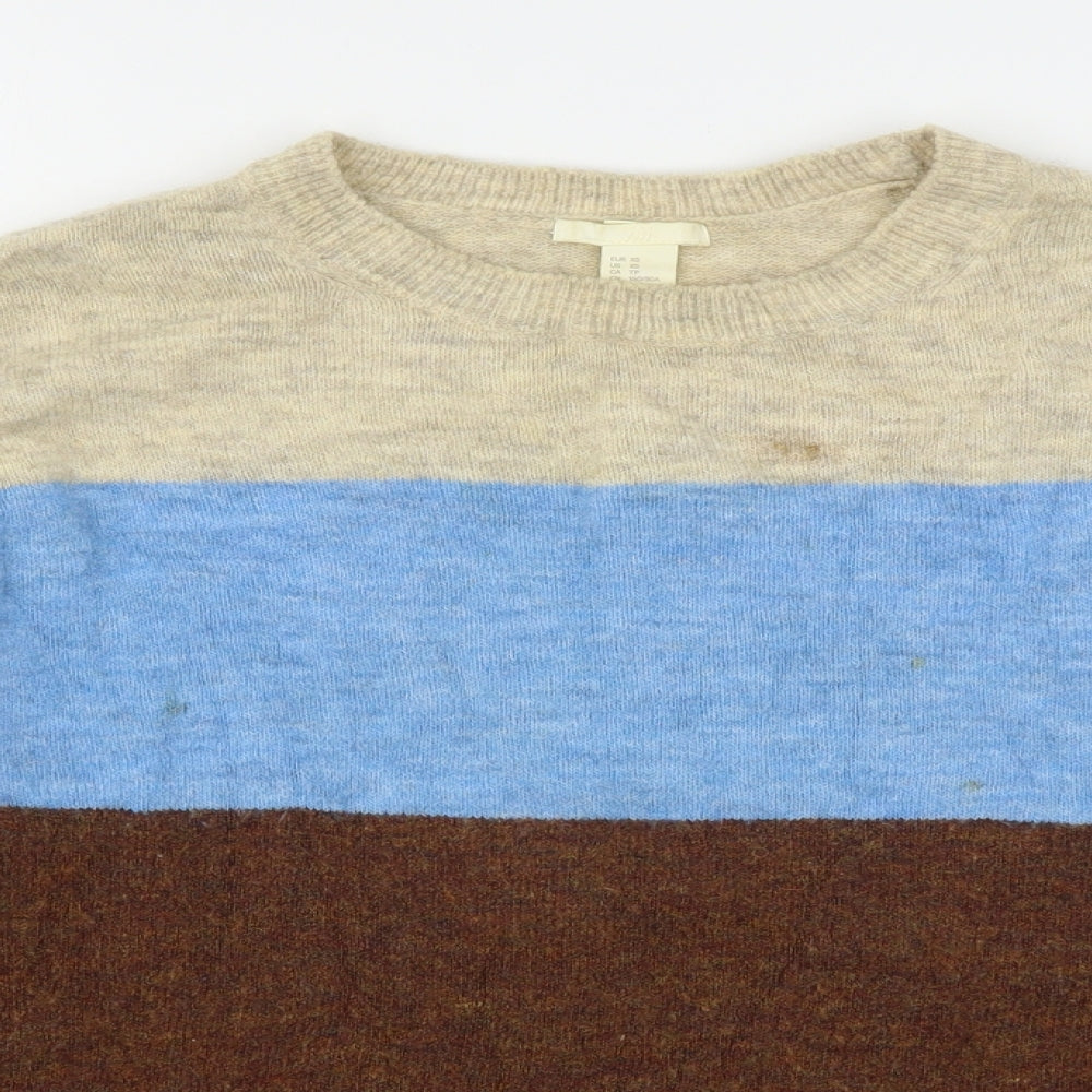 Womens UK Size XS H&M Multicoloured Pullover Jumper