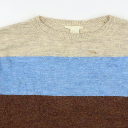 Womens UK Size XS H&M Multicoloured Pullover Jumper