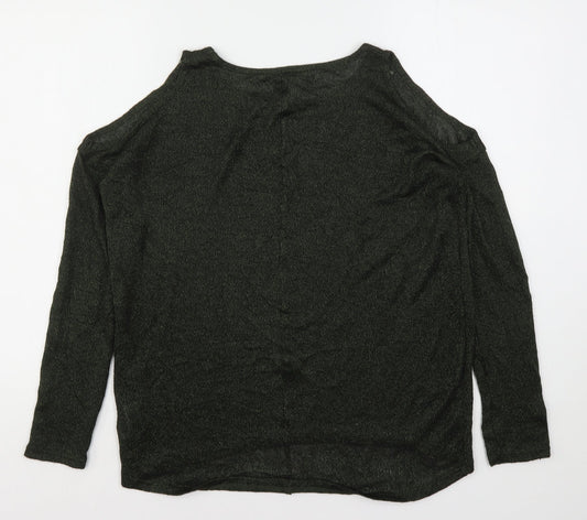 Womens UK Size 12 NEXT Green Pullover Jumper