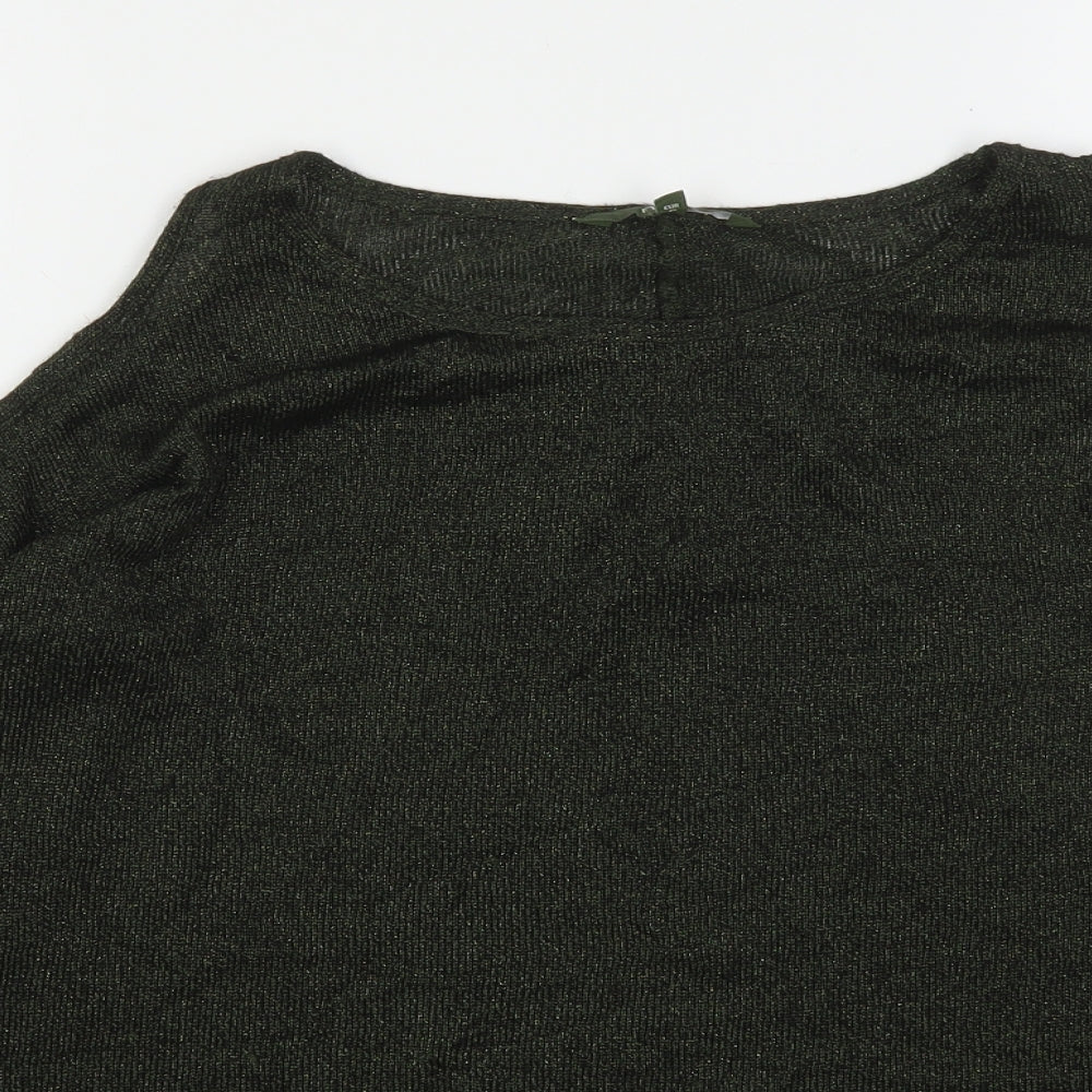 Womens UK Size 12 NEXT Green Pullover Jumper