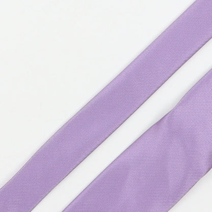 Preworn Mens Purple Geometric Polyester Pointed Tie One Size