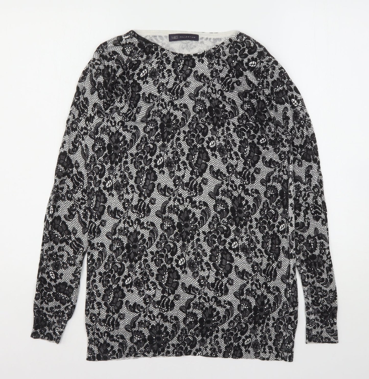 Womens UK Size 10 Marks and Spencer Multicoloured Pullover Jumper