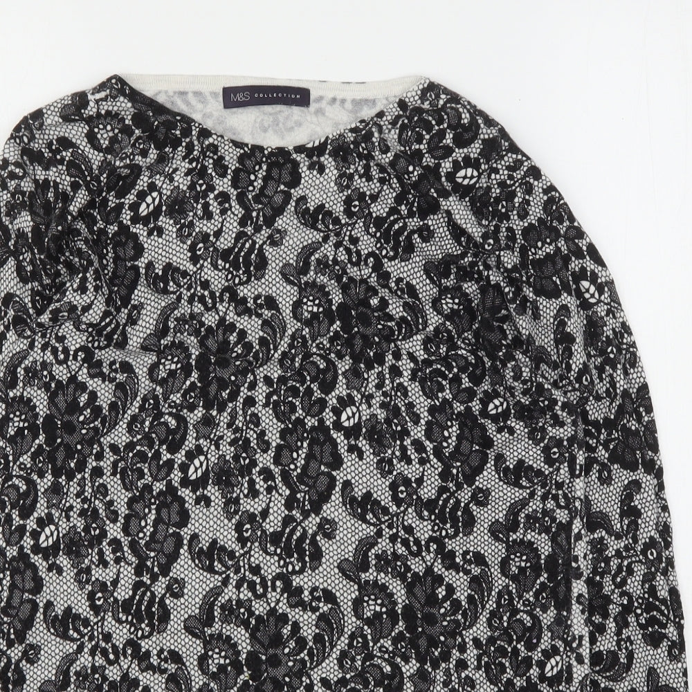 Womens UK Size 10 Marks and Spencer Multicoloured Pullover Jumper