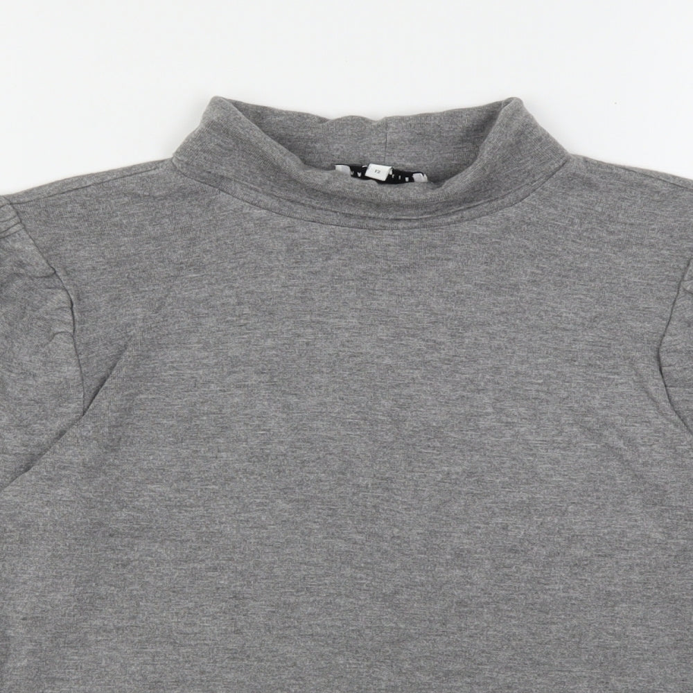 Womens UK Size 12 Warehouse Grey Pullover Jumper